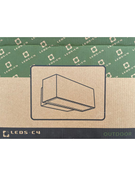 Aplique de pared rectangular