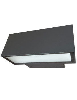 Aplique de pared rectangular