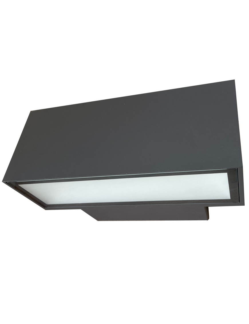 Aplique de pared rectangular