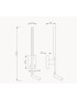 Mantra Torch Aplique de Pared Negro
