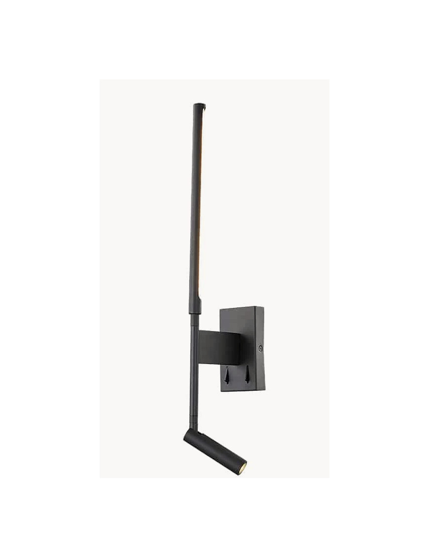 Mantra Torch Aplique de Pared Negro