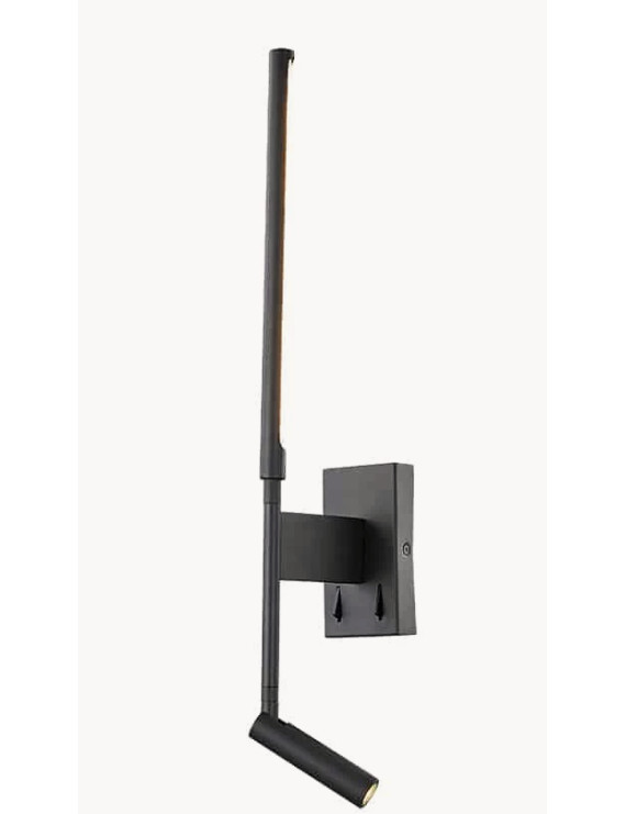 Mantra Torch Aplique de Pared Negro
