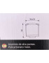 Lámpara de Sobremuro para Exterior