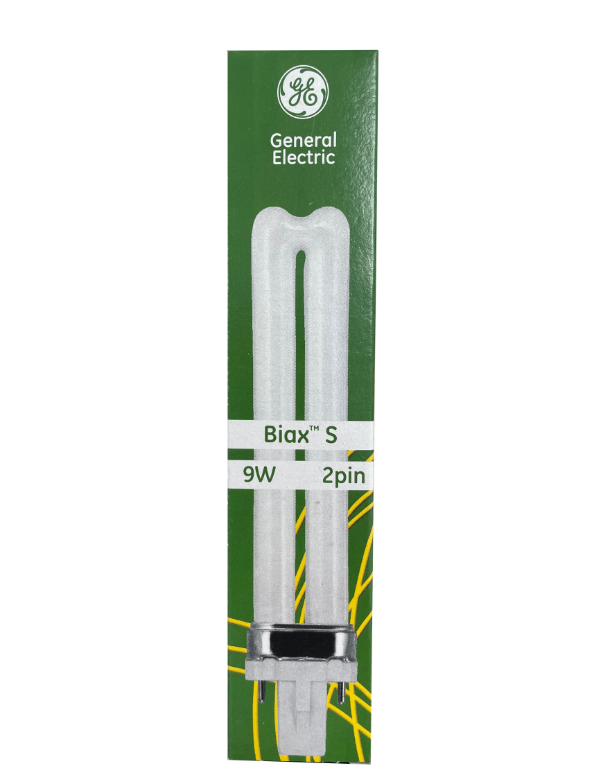 Bombilla GE Biax 9w/830 2pin