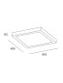Plafón Easy Square Surface 24,6W 400mm - FORLIGHT