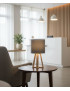 Lámpara de Mesa 15W de Madera E27 -For Light-
