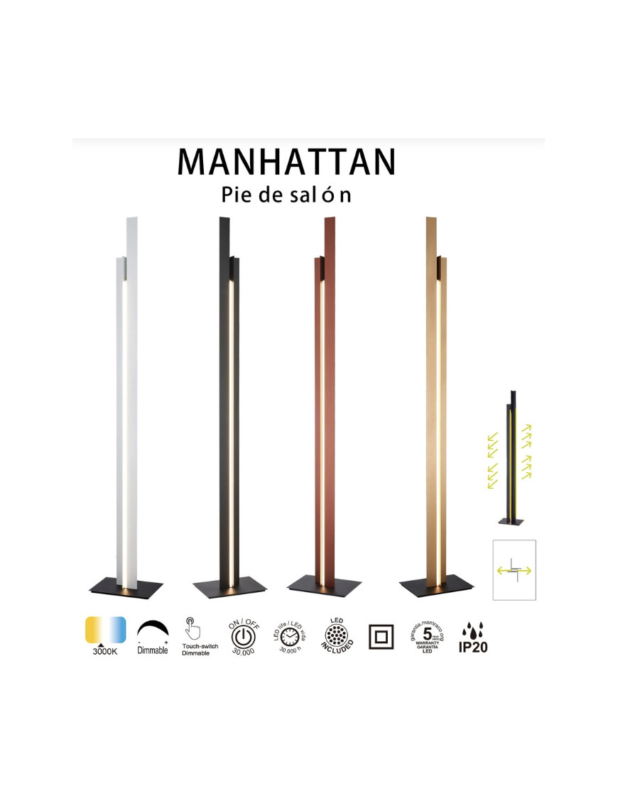 Lámpara de pie Manhattan 200cm - MANTRA