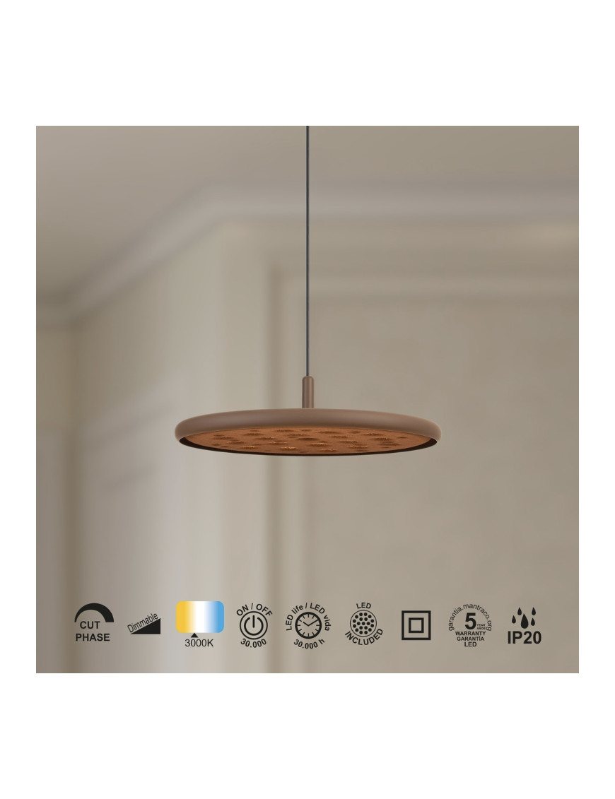 Lámpara LED de techo Acustic 20W - MANTRA