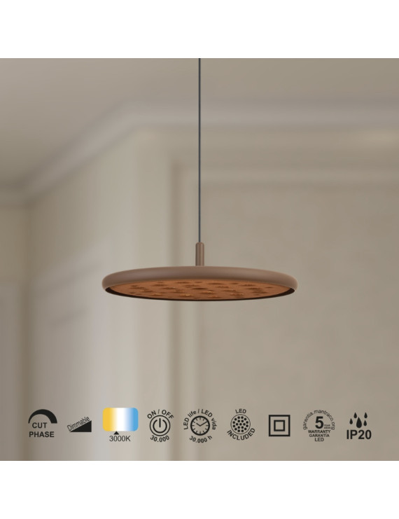 Lámpara LED de techo Acustic 20W - MANTRA