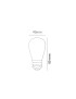 Bombilla Vintage Transparente S14 4W E27 2700K - ATMOSS