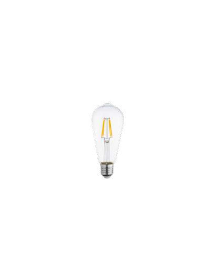 Bombilla Vintage Transparente Edison ST64 E27 4W 2700K - ATMOSS
