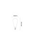 Bombilla Vintage Transparente Edison ST64 E27 4W 2700K - ATMOSS
