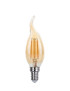 Bombilla Vintage Ámbar Vela llama C35 E14 4W 2700K - ATMOSS
