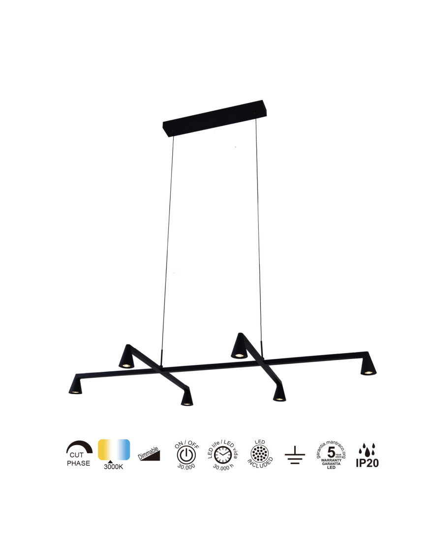 Lámpara LED de techo AFRICA 29W Dimmable (Triac) - MANTRA