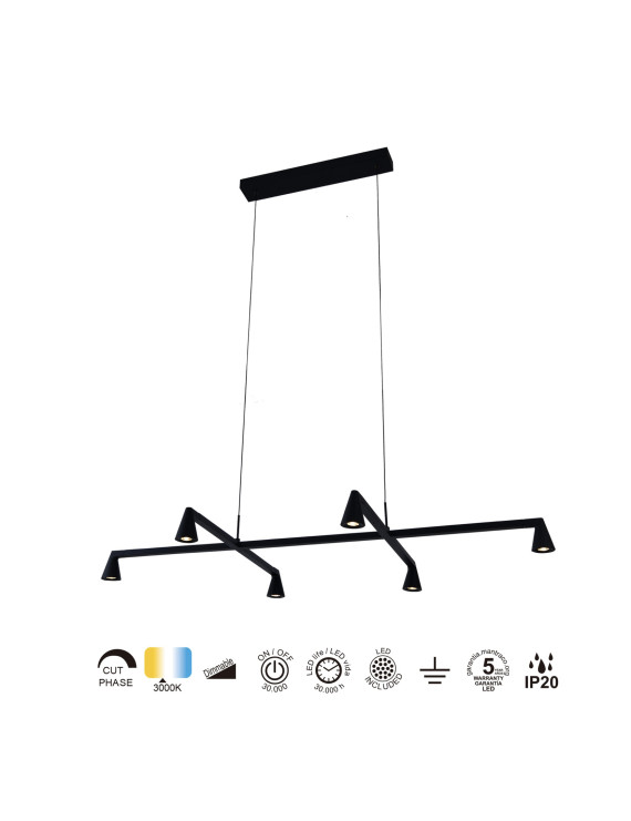 Lámpara LED de techo AFRICA 29W Dimmable (Triac) - MANTRA