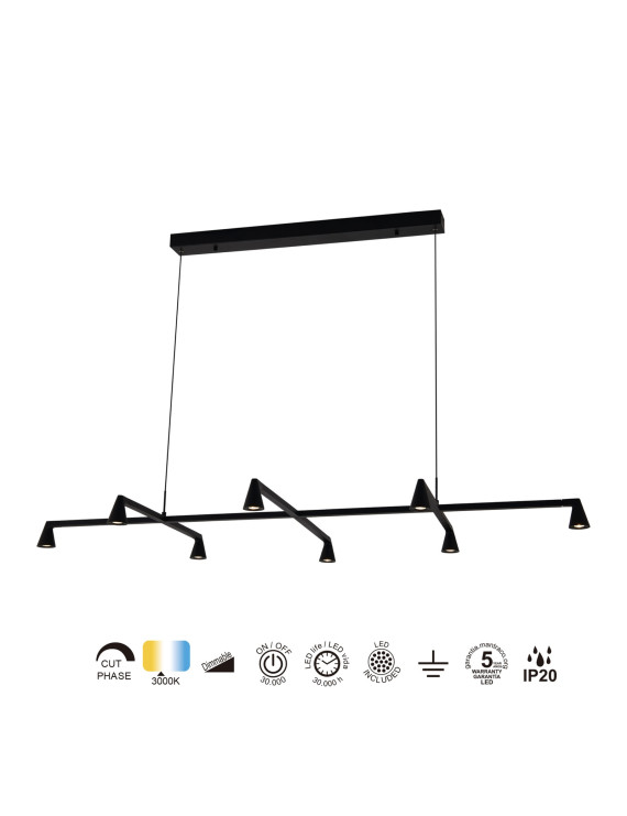 Lámpara LED de techo AFRICA 42W Dimable (Triac) - MANTRA