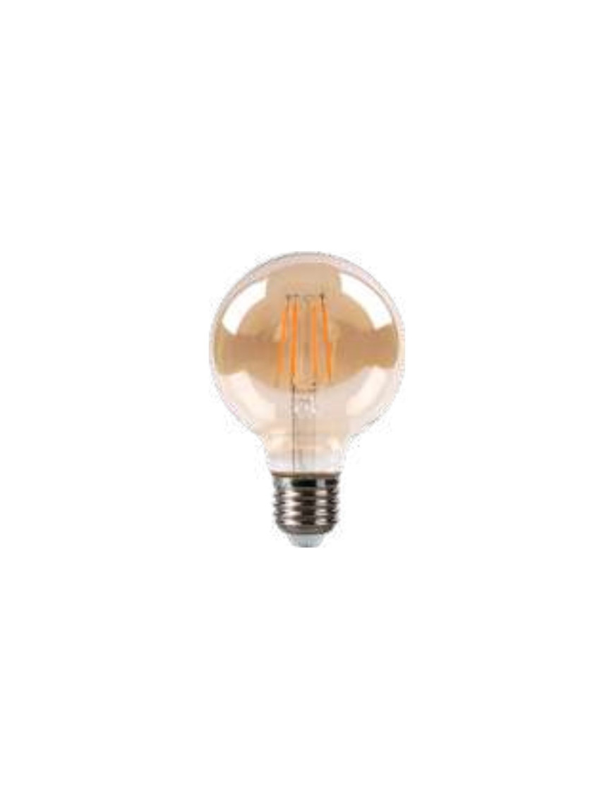 Bombilla Vintage Ámbar Globo G80 E27 4W 2700K - ATMOSS