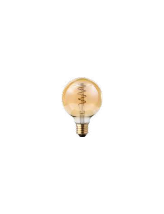 Bombilla Vintage Ámbar Globo Gold G80 E27 4W 2700K - ATMOSS