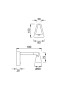 Aplique LED de pared AFRICA 5W interruptor ON/OFF - MANTRA