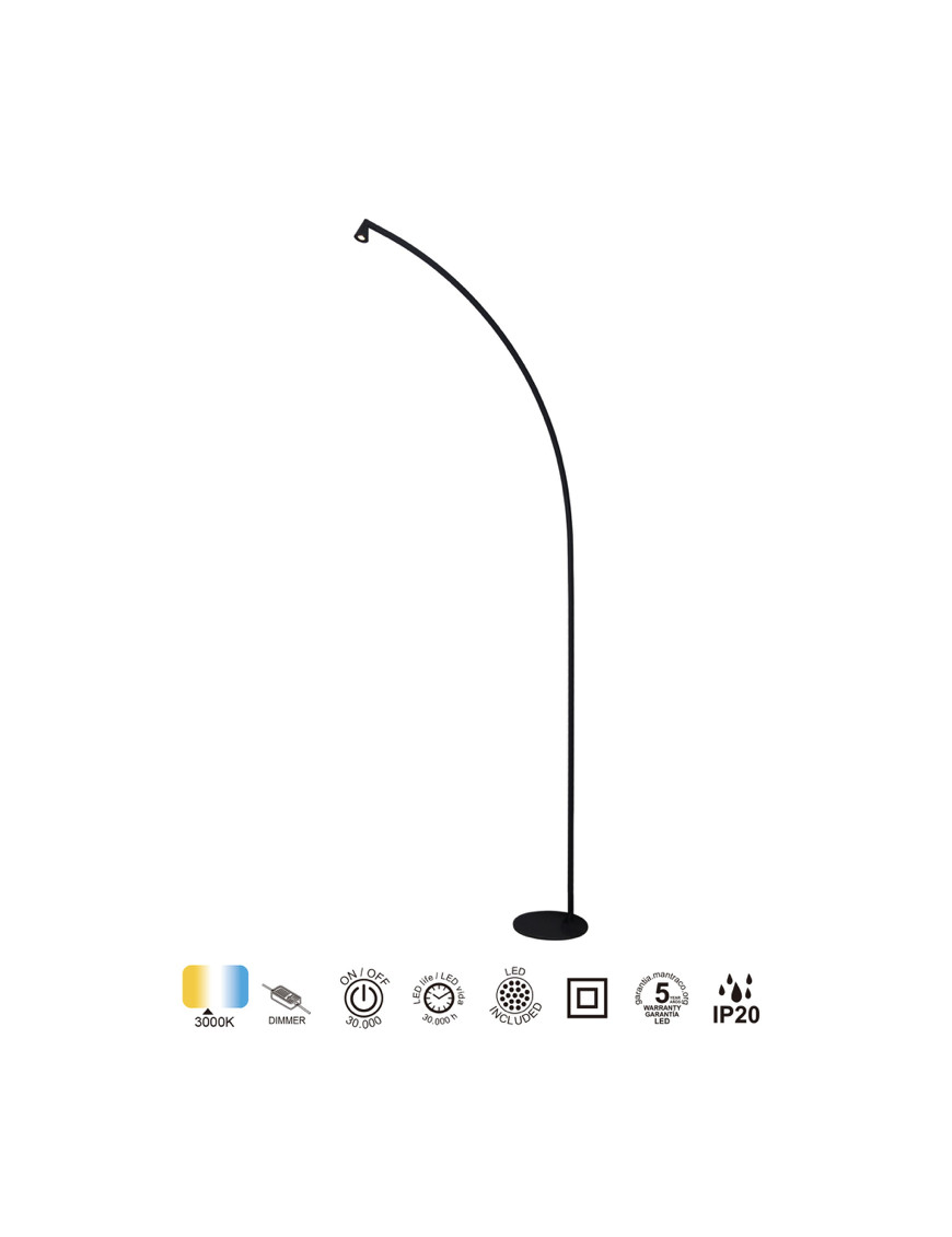 Lámpara de pie LED AFRICA 8W - MANTRA