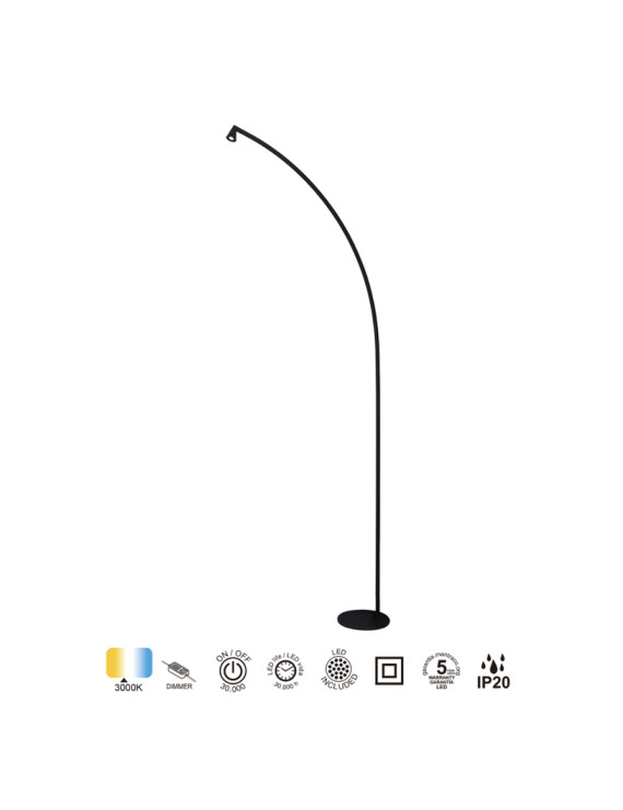 Lámpara de pie LED AFRICA 8W - MANTRA