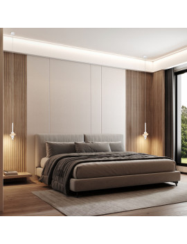 Lámpara colgante LED BETTY Alabastro 7W oro, negro o blanco - MANTRA