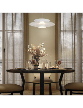Lámpara colgante LED ESTRELLA 12W blanco, negro, café o caqui - MANTRA