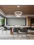 Lámpara colgante LED FLATS 122W TRIAC - MANTRA
