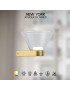 Aplique de Pared LED NEW YORK Oro 5W 390lm 3000K - Mantra