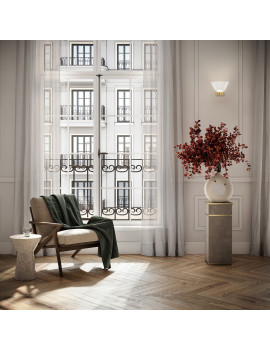Aplique de Pared LED NEW YORK Oro 5W 390lm 3000K - Mantra