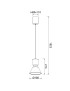 Lámpara Colgante LED NEW YORK Oro 6W 465lm 3000K – Mantra
