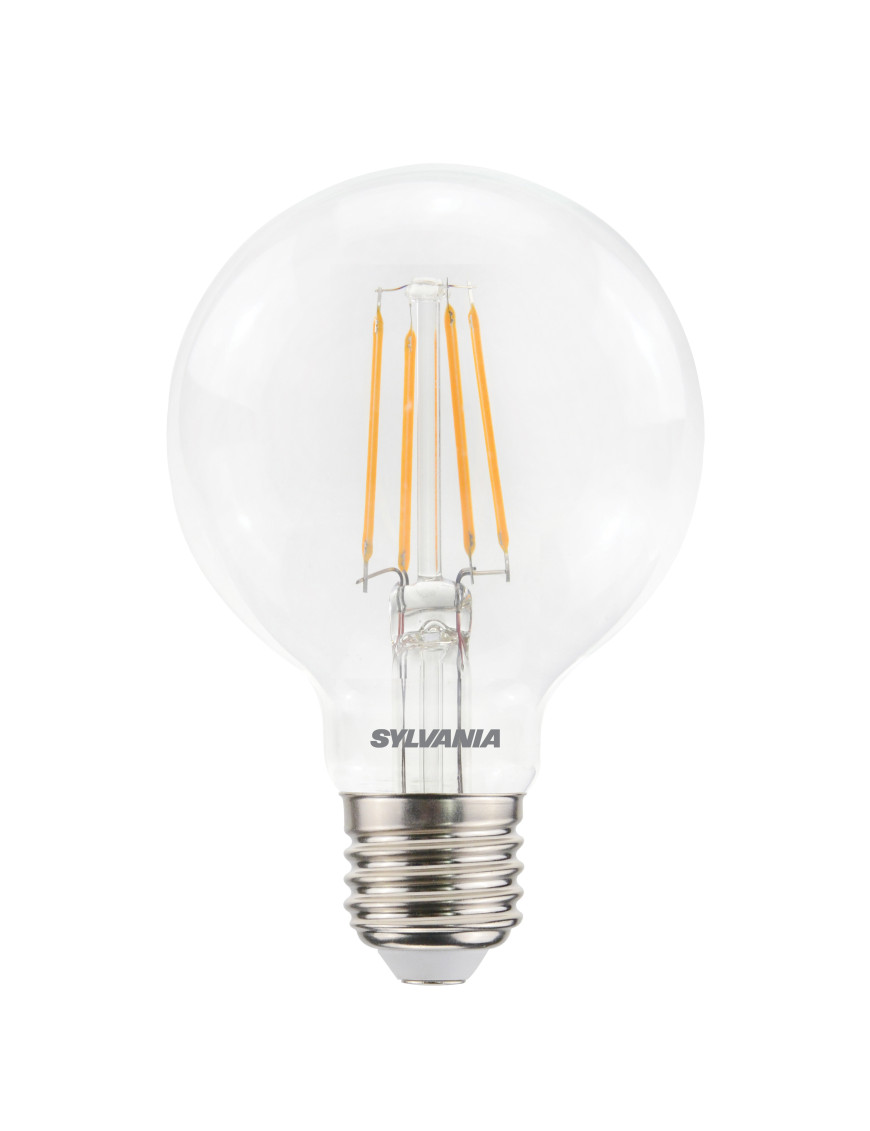 Bombilla LED E27 6W Filamento Toledo Retro G80 V5 - SYLVANIA