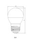 Bombilla LED E27 7W Esférica - THREELINE