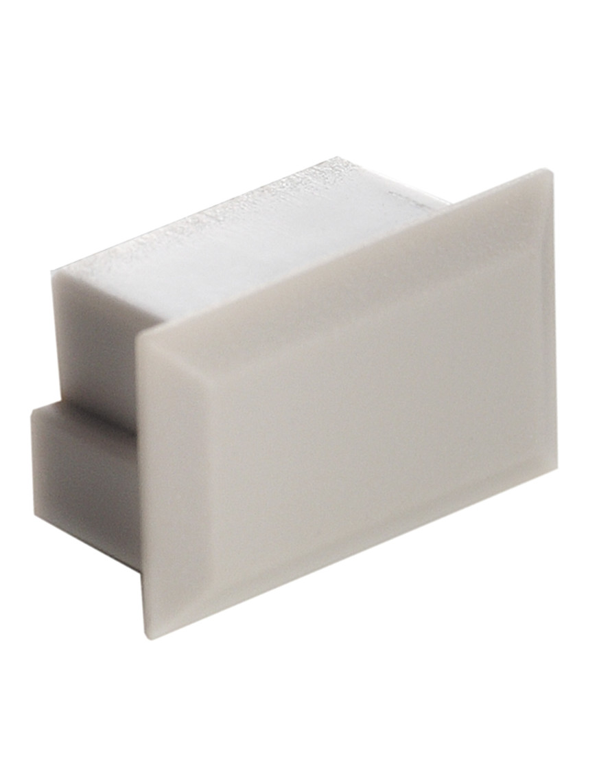 Tapa de plástico para Perfil LED Superficie -LUZ NEGRA-