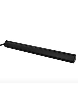 Perfil de Aluminio Angular 1m para Tiras de LED hasta 13mm -LUZ NEGRA-