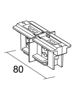 Conector Lineal Mecánico con Freno para Carril Trifásico - IVELA