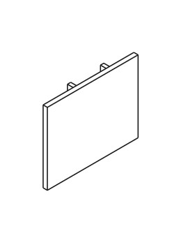 Tapa para Carril Trifásico - IVELA