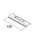 Placa 120mm para Carril Trifásico - IVELA