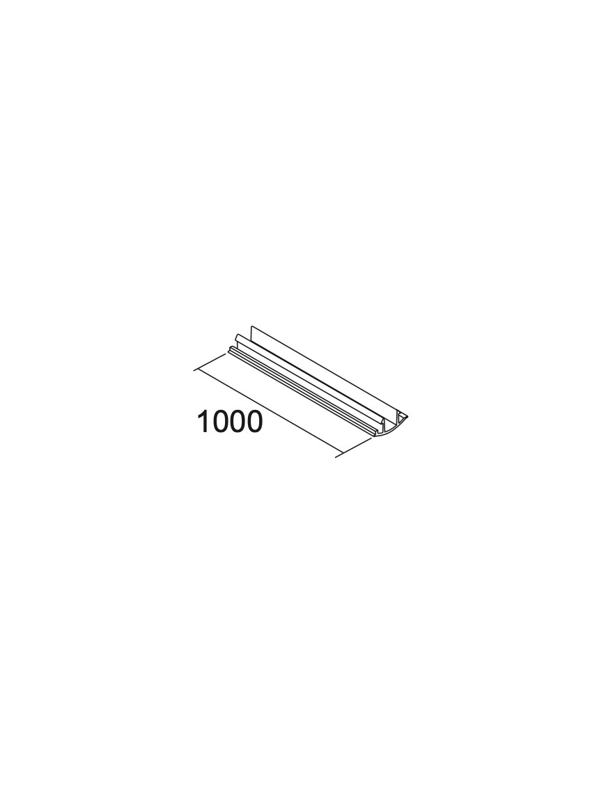 Difusor para Carril Trifásico 1000mm - IVELA