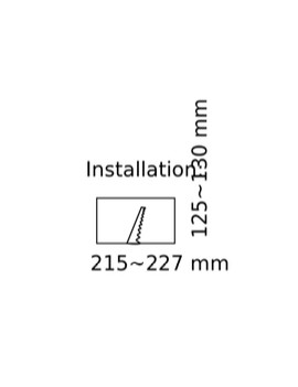 Foco Downlight Direccionable Rectangular LED 38W 87 lm/W -THREELINE-