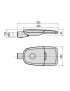 Luminaria Vial LED 25W Alumbrado Público -Mayja-