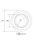 Downlight Ojo de Buey Direccionable 9W -bjf-