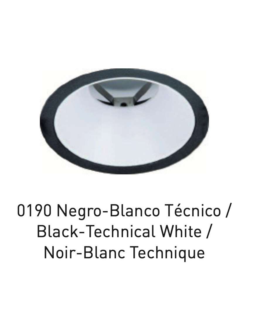 Downlight Aluminio Blanco Circular Corte Ø73mm -JISO-