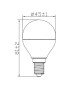 Bombilla LED E14 5W Toledo Ball V6 - SYLVANIA